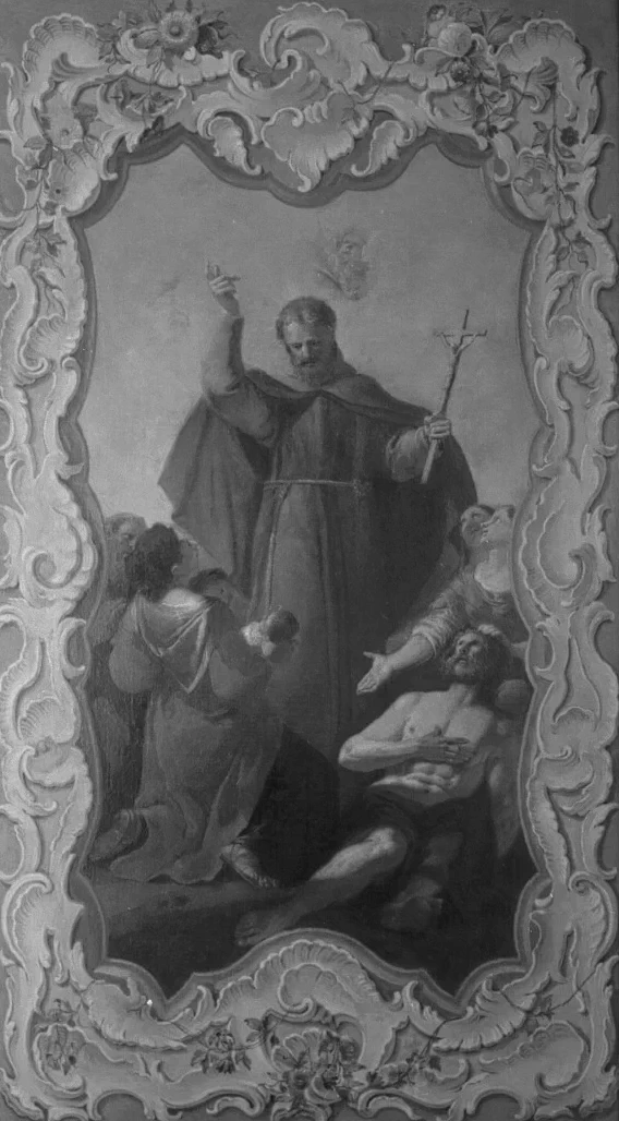 Padre Marco d'Aviano con i fedeli - Basilica del SS. Redentore, Venezia, attribuito